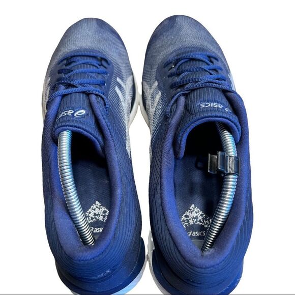 Asics FuzeX Rush Mens Running Trainers 10.5 Navy Blue T718N MSRP $139 - Picture 5 of 7